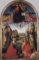 Christ In Heaven With Four Saints And A Donor Renaissance Florence Domenico Ghirlandaio